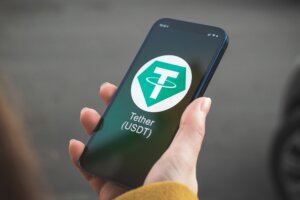 Kharkov,,Ukraine, ,November,11,,2021:,Tether,Usdt,Cryptocurrency,Symbol,